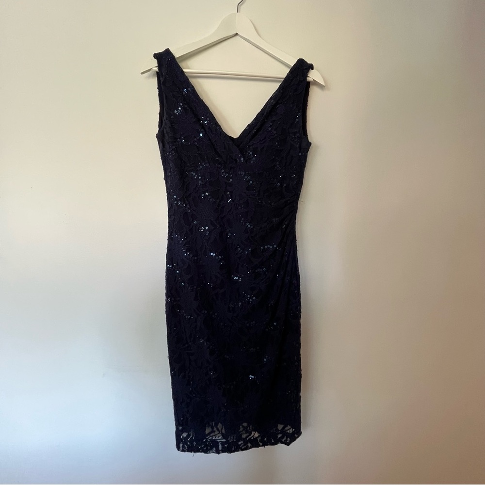 Lauren by Ralph Lauren navy cocktail dress